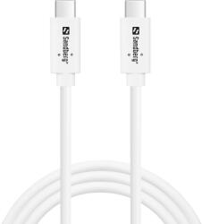 Sandberg 136-53 USB-C to USB-C USB 3.1 Gen2 PD 100W cable, 1M (T-MLX59242) - vexio