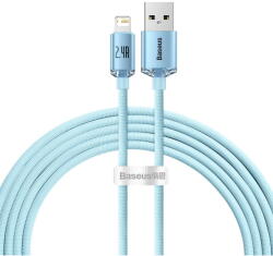 Baseus Crystal Shine Series USB cable - Lightning 2, 4A 20W 2m blue (CAJY001203) (6932172614447)