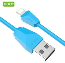 GOLF Cablu USB iPhone 5 / 6 / 7 Diamond Sync Cable ALBASTRU GC-27i (A0112782) - vexio