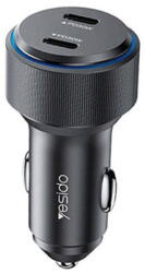 YESIDO Y48 2x USB-C PD 60W Negru (KF2316459) - vexio