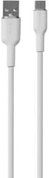 PURO Soft USB-A - USB-C Cable 1.5m - White (PUUSBCICONWHI) - vexio