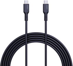 AUKEY Cablu alimentare si date , USB Type-C (T) la USB Type-C (T), 1.8m, 480 Mbps, 240W, silicon, negru (LLTSN1049544) - vexio