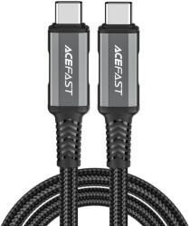 ACEFAST Cablu de Alimentare audio-video USB-C la USB-C, 40Gb/s, 4K, 5A, 240W, PD3.1, USB4, 1m - (C1-09) - Gray / Black (KF2349246) - vexio