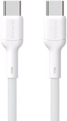 Dudao L9C 65W USB-C - USB-C Cable 1m - White (L9C_White 1M) - vexio