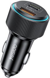 YESIDO Cablu Type-C la Lightning 1xUSB-A + 2xUSB-C 35W Negru (KF2355074) - vexio