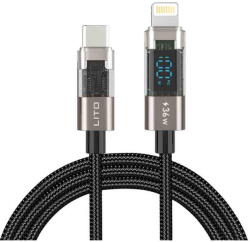 Lito Cablu de Date cu Mufe Lightning, Type-C 36W, 1.2m - Lito (LD09CL) - Black (KF2349181) - vexio