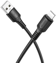 BOROFONE Cablu de Alimentare, iP, 2.4A, 1m - Borofone (BX116) - Black (KF2357151) - vexio