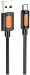 BOROFONE Cablu de Incarcare, USB la Micro-USB, 2.4A, 1m - Borofone (BX114) - Black (KF2357107) - vexio