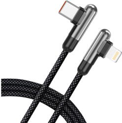 Lito Cablu de Date cu Mufe Type-C, Lightning 30W, 1m - Lito (LD13CL) - Black (KF2361702) - vexio