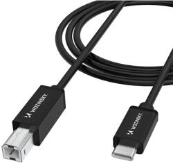 Wozinsky Cablu Imprimanta WZK WKDDY2S, USB-C - USB-B, 2m, Negru (5907769376641)