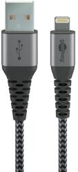 Goobay USB-Lightning 0.5m Gri (49267) - vexio