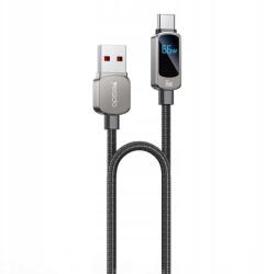 Yesido Cablu de Date USB la Type-C, 66W, 5A, 480Mbps, 1.2m - Yesido (CA128C) - Black (KF2355149) - vexio