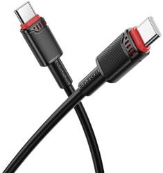 BOROFONE Cablu de Incarcare Premium, USB-C, 60W, 1m - Borofone Beneficio (BX110) - Black (KF2357161) - vexio