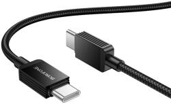 BOROFONE Cablu de Alimentare, USB-C, 60W, 1m - Borofone Placer (BX120) - Black (KF2357213) - vexio