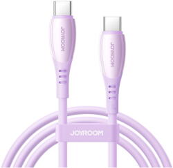 JOYROOM S-A59 Vibrant Series 60W USB-C - USB-C Cable 1.2m - Purple (S-A59 C-C 60W 1.2m purple) - vexio