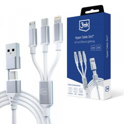 3mk Protection USB-C, 1.5 m, Alb (cab/da/us/3mk/hy/12/15/al)