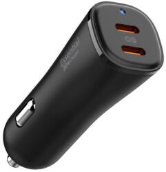 Spigen EV502 2x USB-C Fast Charging 50W Negru (KF2338970)