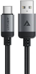 ACEFAST Cablu de incarcare USB la Type-C, 3A, Fast Charging, 1.2m - (C20-04) - Black (KF2349253) - vexio
