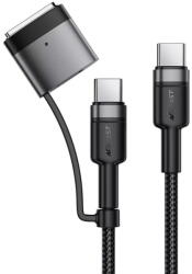 ACEFAST Cablu de Incarcare Type-C la Type-C la Type-C, Adaptor MagSafe 3, 240W, 48V/5A, 1.2m, Fast Charge - (C22-05) - Black (KF2354263) - vexio