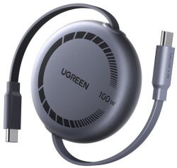 UGREEN Cablu Date si Incarcare USB-C - USB-C L531, 100W, 1m, Negru (65905) - vexio