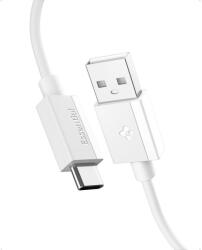 Spigen Cablu pentru Alimentare USB, Type-C, 60W, 480Mbps, 2m - Spigen Essential (EB6020AC) - White (KF2354761) - vexio