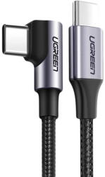UGREEN Date si Incarcare USB-C - USB-C UGREEN US255 Angled 60W 2m Gri (6957303803743)