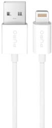 PURO TPE 12W USB-A - Lightning Cable 2m - White (PUCAPLT12W2MTWHI) - vexio