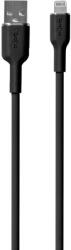 PURO Soft USB-A - Lightning Cable 1.5m Silicone - Black (PUCAPLTICONBLK) - vexio