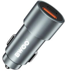 BWOO USB-A + USB-C QC 18W + PD 20W 38W Negru (GSM183278) - vexio