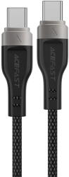ACEFAST Cablu de Incarcare Type-C la Type-C, 60W, 3A, Magnetic, Fast Charging, 1.2m - (C11-03) - Black (KF2349250) - vexio