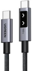 UGREEN Cablu de Date USB-C la USB-C, 5A, 100W, 0.5m - L509 (45612) - Space Gray (L509) - vexio