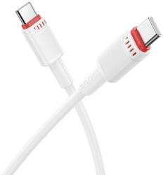 BOROFONE Cablu de Incarcare Premium, USB-C, 60W, 1m - Borofone Beneficio (BX110) - White (KF2357162) - vexio