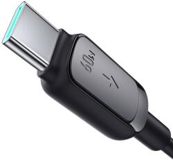 JOYROOM Multi-Color Series A14 USB-C / USB-C 60W Cable 1.2 m - Black (6956116702649)