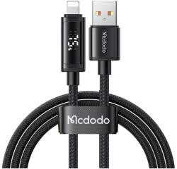 Mcdodo USB la Lightning 3A, 2x Afisaj LED 1.2m Black (CA-7970)