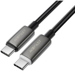 ACEFAST Cablu USB-C, 60W, Oprire Inteligenta, 1.2m - Acefast (C23-03) - Black (KF2362657) - vexio