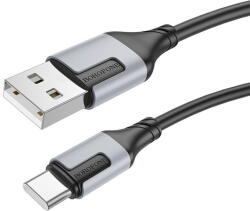 BOROFONE CABLU alimentare si date Borofone "BX101", Fast Charging Data Cable pt. smartphone, USB la USB Type-C 3A, 1m, negru "6941991108273" (timbru verde 0.18 lei) (6941991108273)