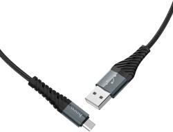 hoco. Cablu de Date USB-A la Micro-USB 12W, 2.4A, 1m - Hoco Cool Charging (X38) - Black (KF239228) - vexio