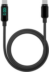 Lemontti LEMDDTCF100N USB Type-C/USB Type-C Fast Charge 100W 2m Negru (LEMDDTCF100N) - vexio