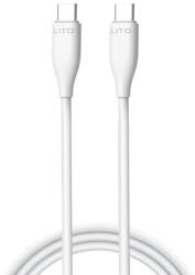 Lito Cablu de Date cu Mufe USB-C 60W, 1m - Lito (LD03) - White (KF2355185) - vexio