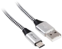 Tracer 46265 USB 2.0 Type C A Male 1m Black Silver (T-MLX32275) - vexio