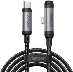 JOYROOM S-A56 EnjoyX Series 90° USB-C - Lightning cable 30W 1.2m - black (S-A56_CL) - vexio
