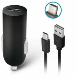Forever USB-A Cablu USB-A la USB-C Inclus 5V/1A 5W Negru (5900495623539)