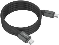 ANSMANN silicone cable USB-C to USB-C (black, magnetic, 120cm) (1700-0204) - vexio