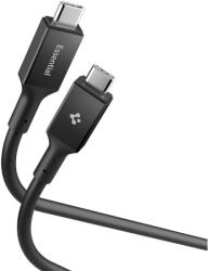 Spigen Cablu pentru Alimentare Type-C la Type-C, Cable Premium USB-C to USB-C cable with up to 240W power delivery, USB4 Gen3 (40Gbps), 40Gbps, 8K, 1.2m - Spigen Essential (EB24012CC) - Black (EB24012CC) - v
