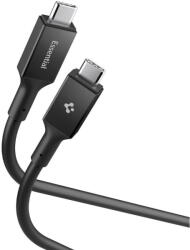 Spigen Cablu pentru Alimentare Type-C la Type-C, 100W, 5Gbps, 2m - Spigen Essential (EB10020CC) - Black (EB10020CC) - vexio