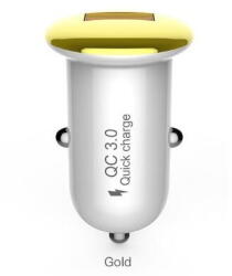 DEVIA Mushroom series 1x USB-A QC3.0 18W Auriu (T-MLX37521) - vexio