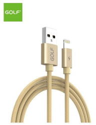GOLF Cablu USB iPhone 5 / 6 / 7 Golf Data Sync Quick Charge 5A AURIU GC-76i (A0112772) - vexio