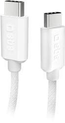 SBS TECABLETISSUETCCG USB-C - USB-C 1.5m 60W braided cable - gray (TECABLETISSUETCCG) - vexio