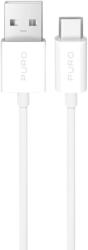 PURO TPE 10W USB-A - USB-C Cable 3m - White (PUCAC10W3MTWHI) - vexio