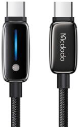 Mcdodo Cablu, Type-C la Type-C, 100W, 5A, 1.2m - Mcdodo (CA-0100) - Black (KF2359007) - vexio